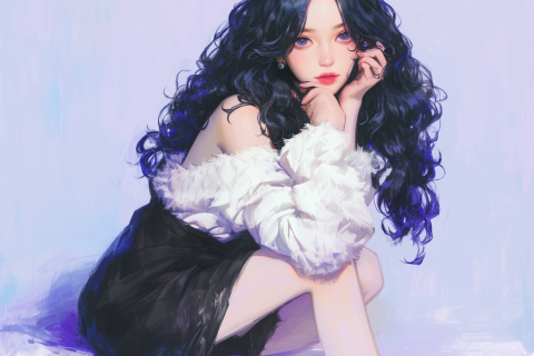 AI绘画-迷人的亚洲女孩